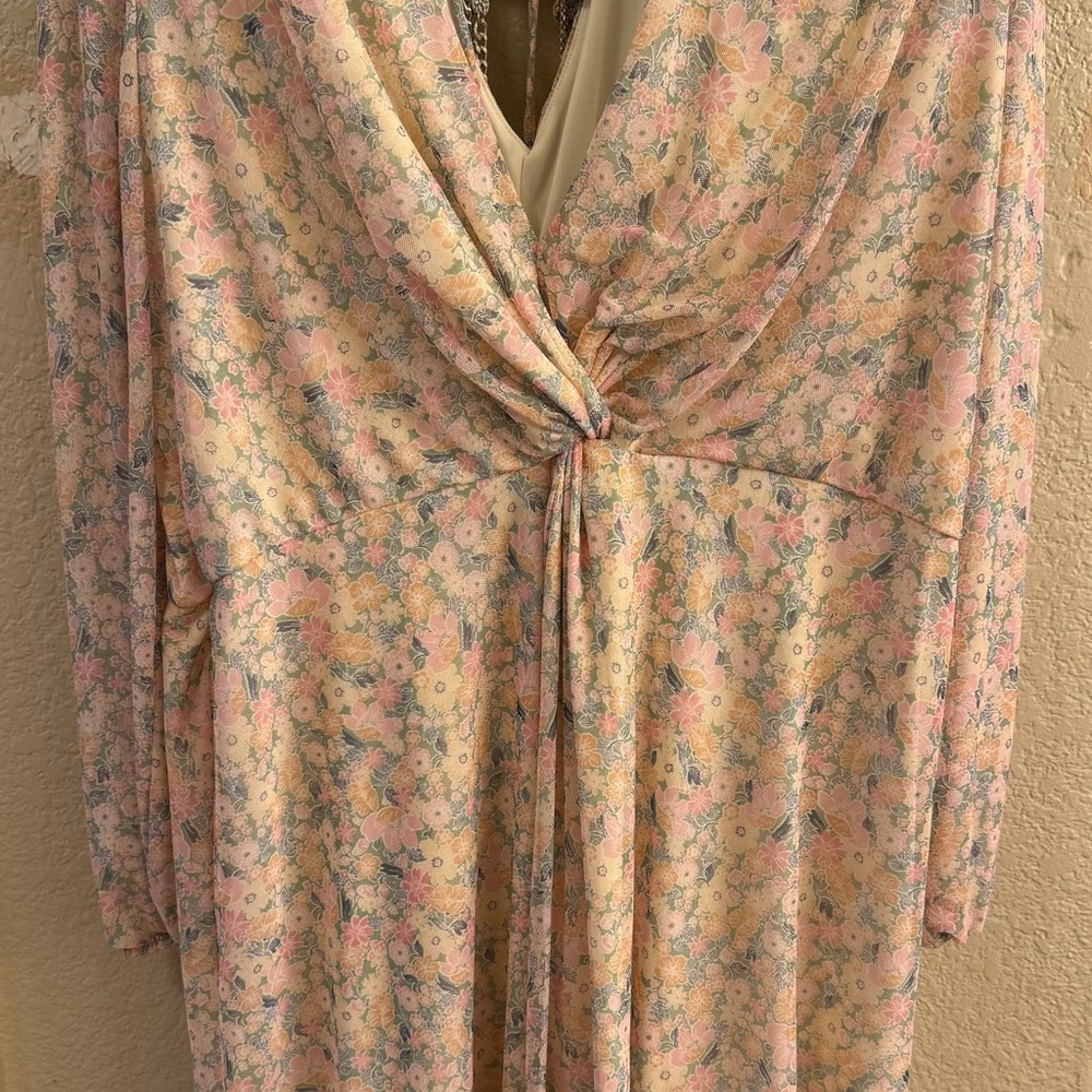 Floral Wrap Dress